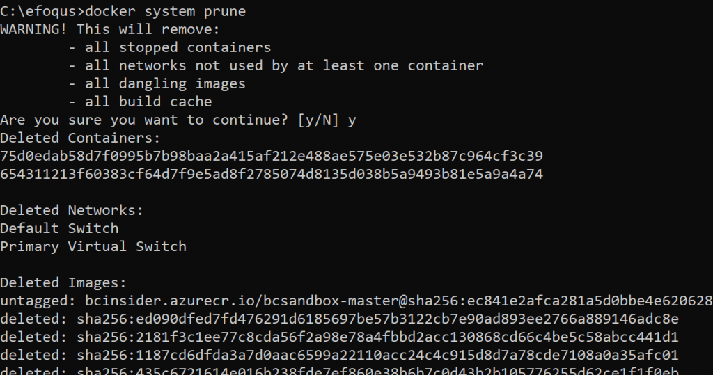 Clean up your Docker