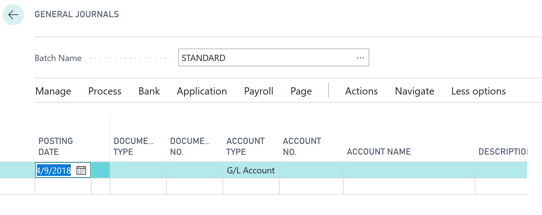 Business Central, what have you done to my General Journal?