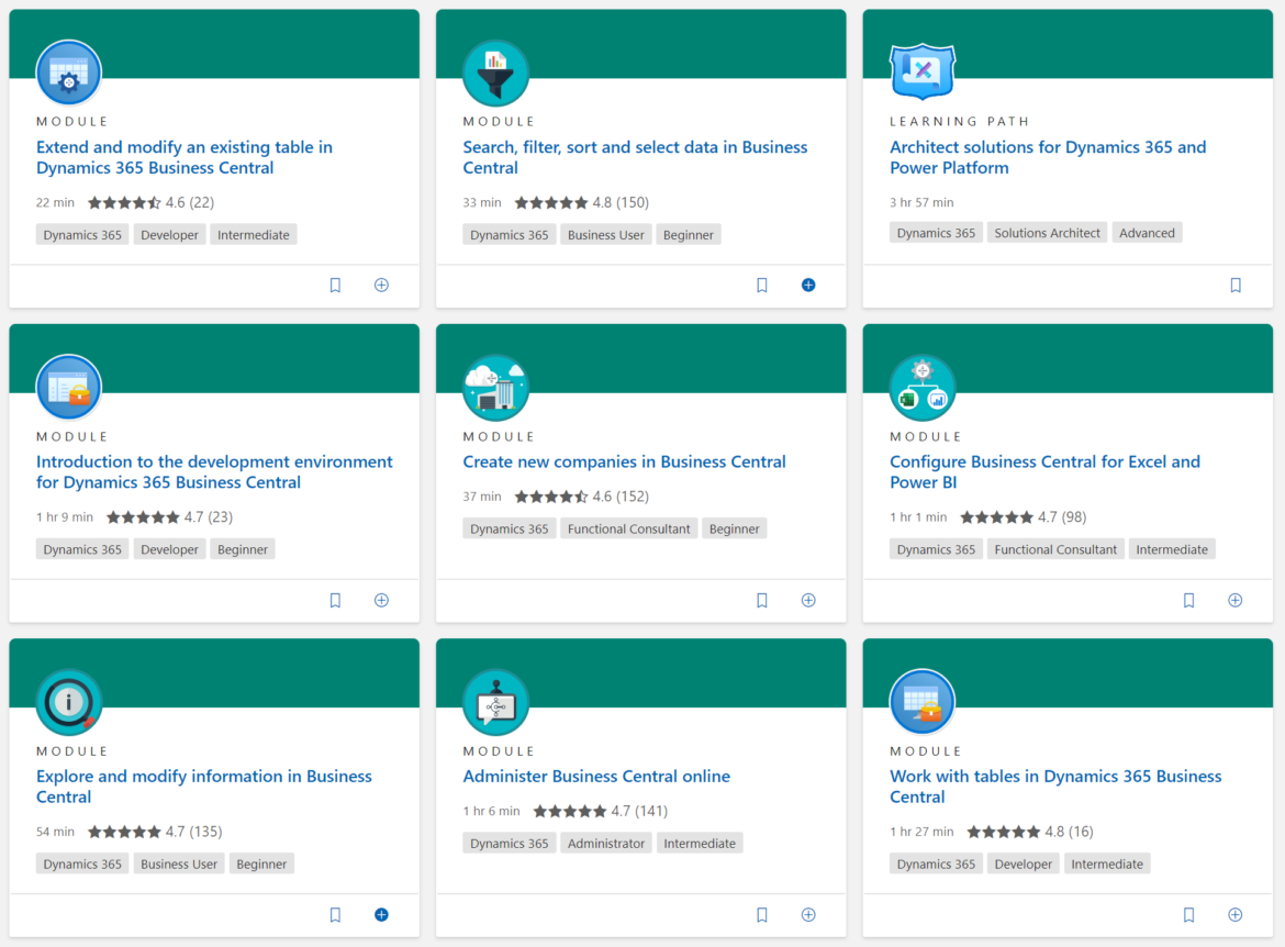 Learn Business Central at Microsoft Learn – hougaard.com